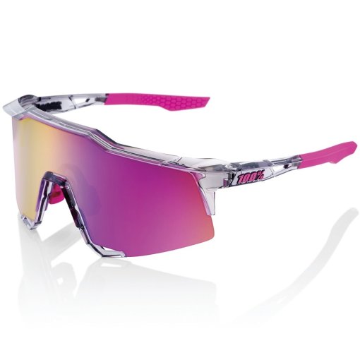 Kuva tuotteesta 100% Speedcraft Silmälasit - Tokyo Nights / Translucent Grey - Purple Multilayer Mirror | Clear