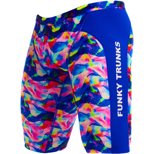 Photo produit de Funky Trunks Short de Bain Homme - Training Eco Jammers - Wet Wave