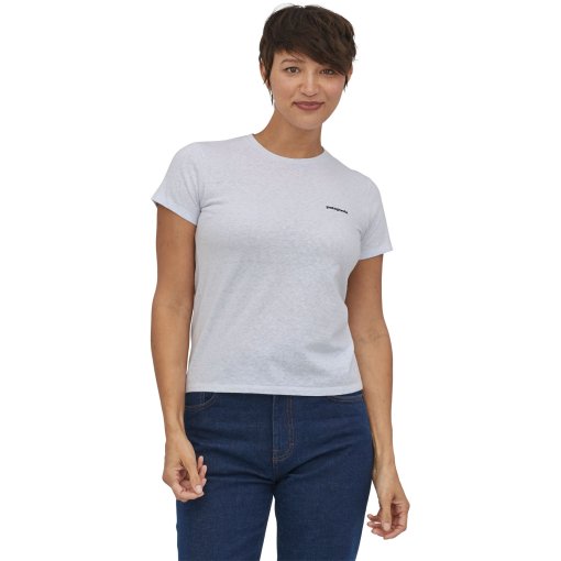 Foto de Patagonia Camiseta Mujer - P-6 Logo Responsibili-Tee - blanco