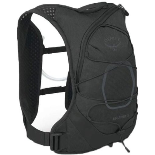 Photo produit de Osprey Sac à Dos + 1.5L Système d&#039;Hydratation - Escapist Velocity 3 - L/XL - Noir