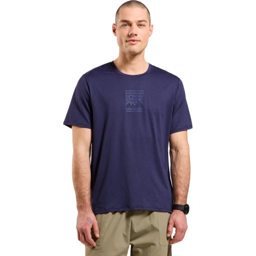Foto de Odlo Camiseta Hombre - Ascent Sun. Sea. Mountains. - eclipse melange