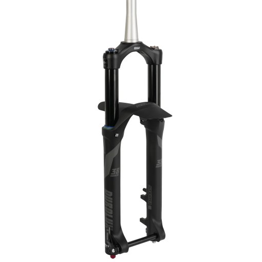 Productfoto van SR Suntour SF21 DUROLUX38 EQ R2C2 Voorvork - 29&quot; | 170mm | Tapered | 15x110mm Boost QR - black/grey - Speciale Aanbieding