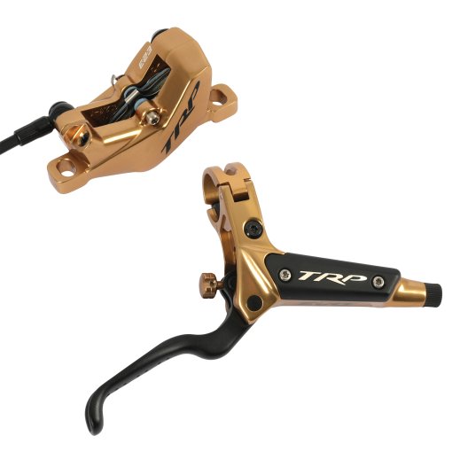 Kuva tuotteesta TRP DH-R EVO HD-M846 Hydraulic Disc Brake - rear wheel - gold