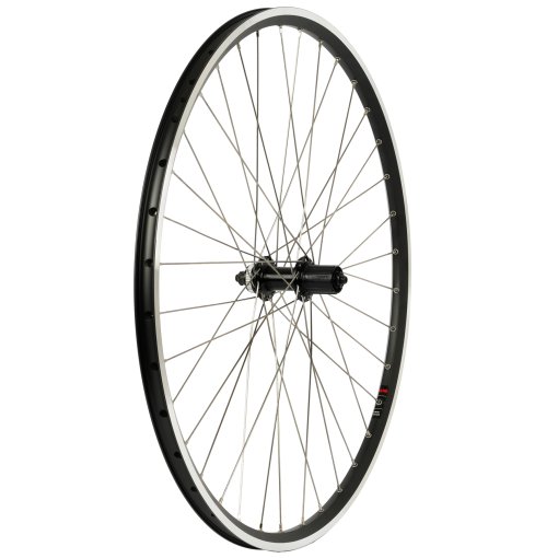 Productfoto van RLND URB1 Achterwiel - 28/29&quot; | Clincher | Centerlock | QR 135mm - Shimano FH-QC300-HM | HG - zwart/zilver