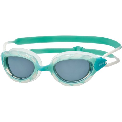 Produktbild von Zoggs Predator Schwimmbrille - Getönte Gläser: Smoke - Small Fit - Grün/Transparent