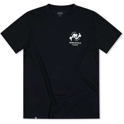 Produktbild von Mons Royale Icon Merino Classic T-Shirt Herren - black 1280