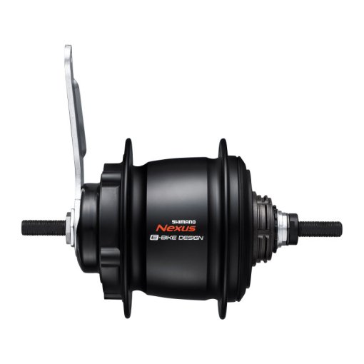 Foto de Shimano Nexus STePS SG-C7002-5CD E-Bike Buje con cambios internos - Freno de Contrapedal / 5 Tornillos - 135mm Eje Sólido - 5 Velocidades - 36 Agujeros - negro