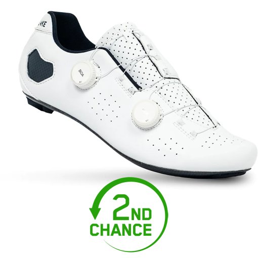 Photo produit de Lake Chaussures Vélo Route Hommes - CX333 - Large - blanc/blanc clarino - Second Choix