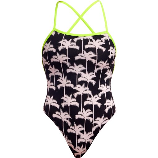 Produktbild von Funkita Strapped In Eco Badeanzug Damen - Palm Night