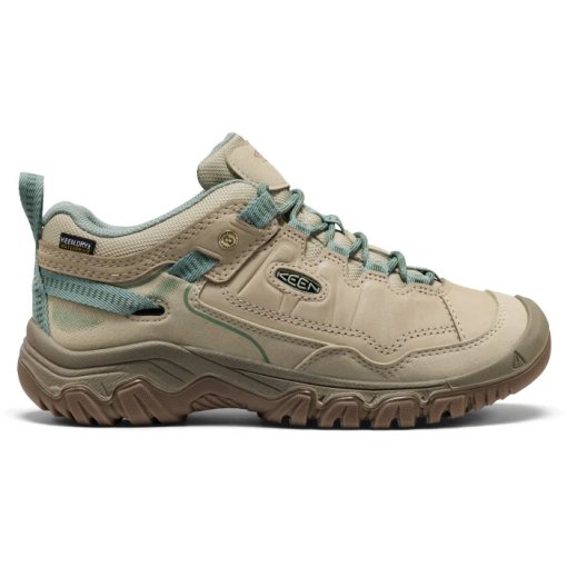 Picture of KEEN Targhee IV Waterproof Hiking Shoes Women - Abbey Stone/Lily Pad
