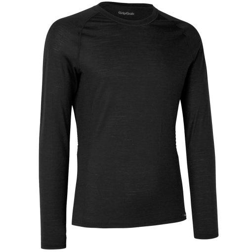 Slika izdelka GripGrab Merino Blend Thermal Dolgorokavna spodnja majica za moške - Black