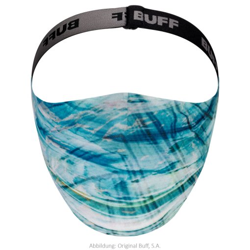 Photo produit de Buff® Masque à Filtre Protection Faciale - Makrana Sky Blue