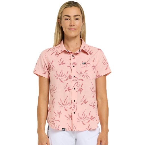 Picture of DHaRCO Tech Party Shirt Women - Pink Palm