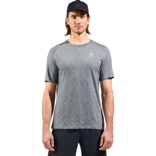 Foto de Odlo Camiseta Trail Running Hombre - X-Alp Performance Wool 115 - grey melange