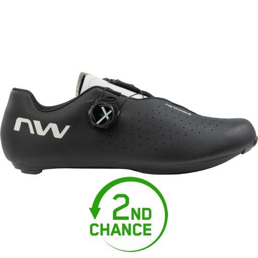 Produktbild von Northwave Sonic Plus Rennradschuhe - Wide - black/light grey 120 - B-Ware