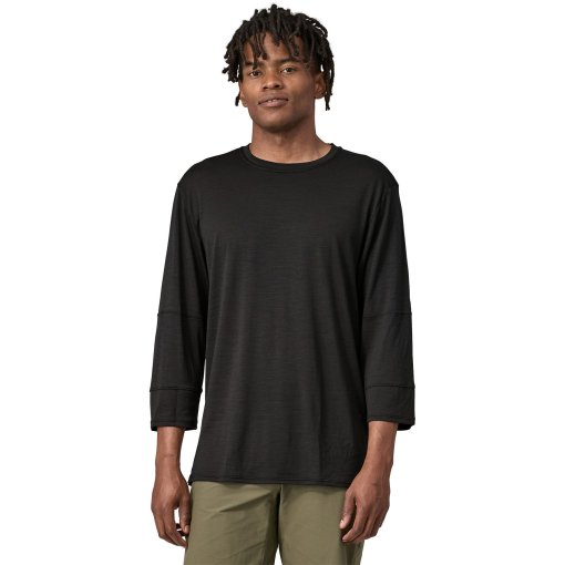Foto de Patagonia Maillot Manga 3/4 Hombre - Merino - negro
