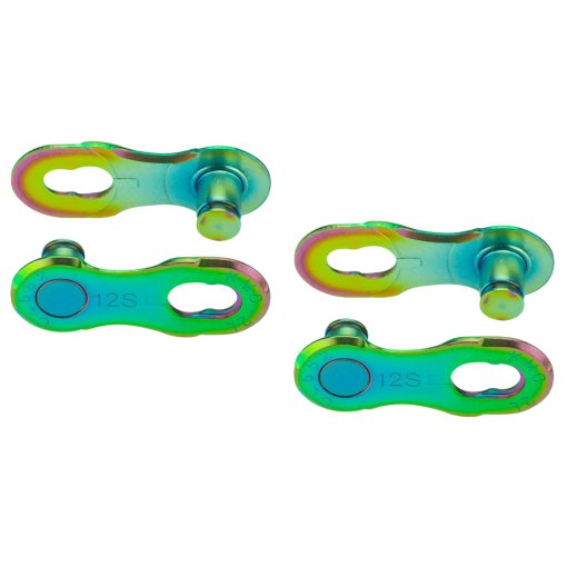 Foto de KMC Eslabón de Cadena - MissingLink 12NR 12 Velocidades - 2 Pzas. - aurora verde