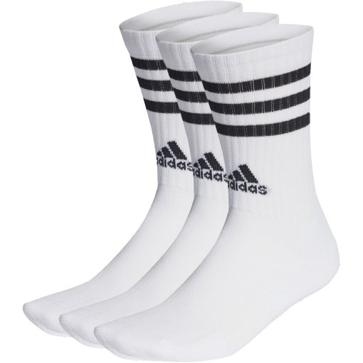 Foto de adidas Calcetines - 3-Bar Cushioned Crew - 3 Pares - blanco/negro HT3458