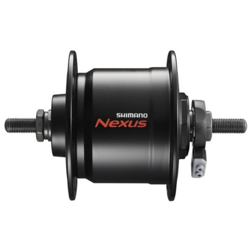 Foto de Shimano Nexus DH-C3000-3N-NT Hub Dynamo - Rim Brake - 9x100mm Nut Type - black