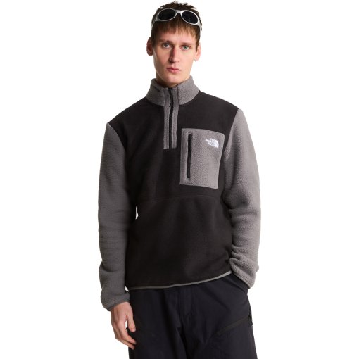 Picture of The North Face Yumiori 1/4 Zip Fleece Pullover Men - TNF Black/Smoked Pearl