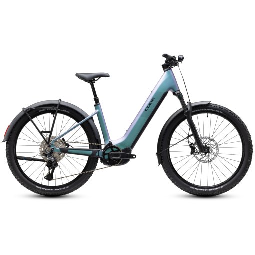 Picture of CUBE REACTION HYBRID Pro 800 FE - Easy Entry - 27.5&quot; Electric Mountain Bike - 2027 - M - XL - polarlight / black