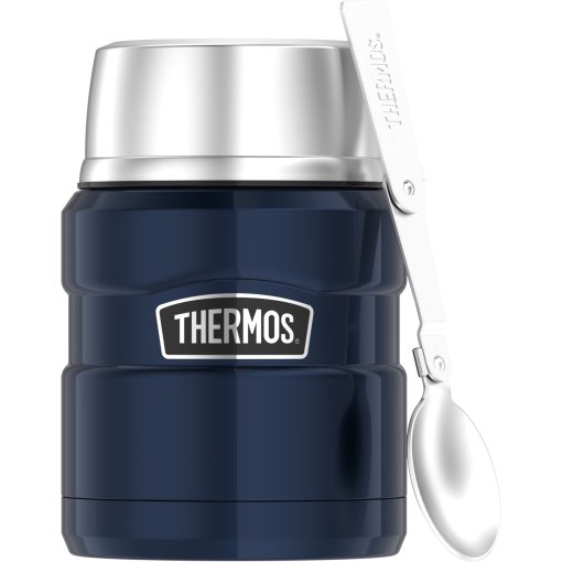 Produktbild von THERMOS® Stainless King Isolier-Speisegefäß 0.47L - midnight blue polished
