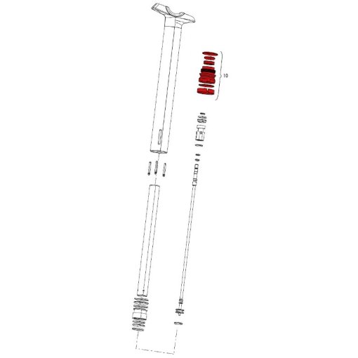 Foto de RockShox Inner Seal Head for Reverb Stealth - 11.6818.017.020