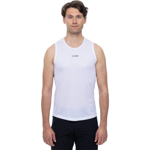 Produktbild von CUBE Ärmelloses Mesh Funktionsunterhemd Herren - weiß