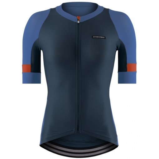Produktbild von Etxeondo Mendia Kurzarmtrikot Damen - Blau/Orange