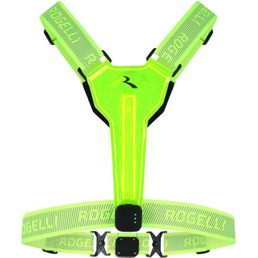 Kuva tuotteesta Rogelli LED USB-liivi - Fluor Yellow