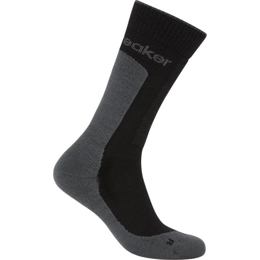 Photo produit de Icebreaker Chaussettes Homme - Merino Hike+ Medium Crew - Noir/Obsidian
