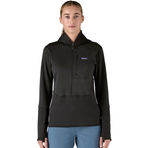 Foto de Patagonia Sudadera con Capucha Mujer - R1 Hybrid - Negro