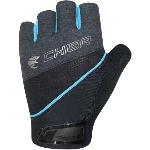 Foto de Chiba Guantes Cortos Mujer - Gel Premium III - negro/turquesa