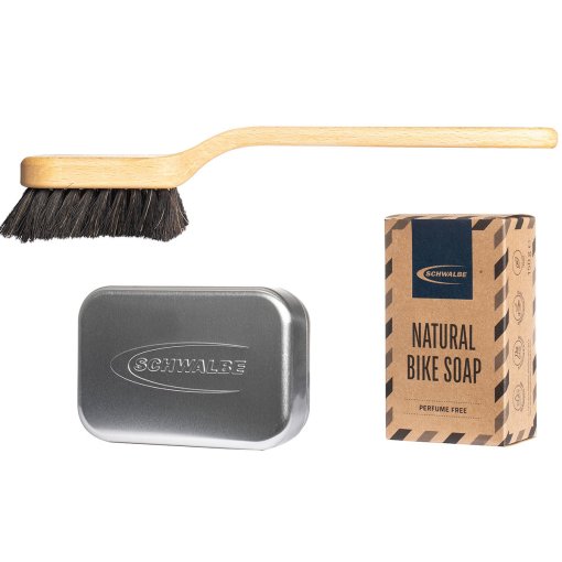 Foto de Schwalbe Natural Bike Soap Starter Set - Jabón de Limpieza para Bicicletas