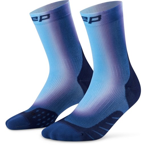 Picture of CEP Core Run Edt. Gradient Mid Cut Compression Socks Men - blue