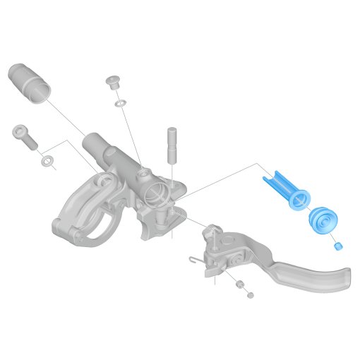 Foto de Shimano Unidad de Diafragma para Palanca de Freno - Y1XK98030 | XTR BL-M9120