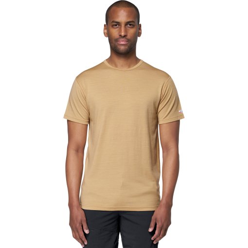 Productfoto van Devold Breeze Plus Merino 200 Hemd met Korte Mouwen Heren - 687A Oat