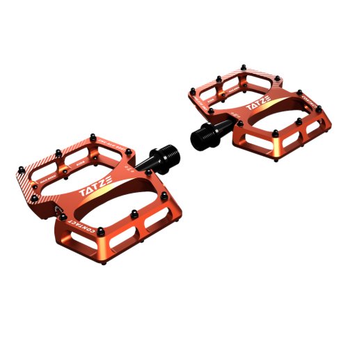Immagine prodotto da Tatze Pedali Flat - CONTACT CNC Kids - arancione