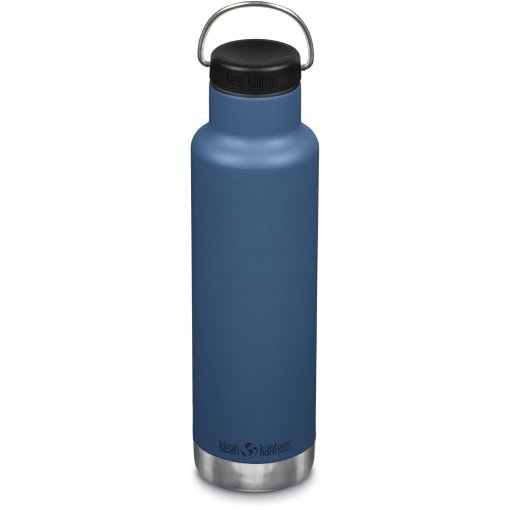 Borraccia Klean Kanteen Classic 800 Ml, Colore Spray Marino, Con Tappo Sportivo, Acciaio Inox 18/8
