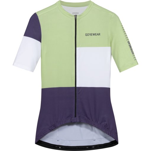 Productfoto van GOREWEAR Swiftride Block Dames shirt met korte mouwen - spring green / white DJ01