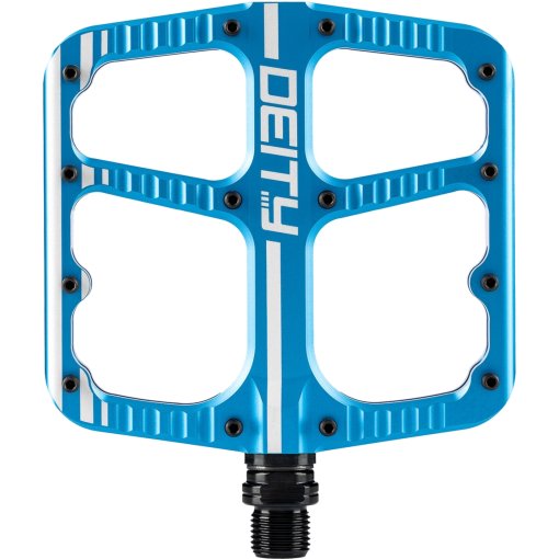 Productfoto van Deity Components Flat Trak Pedalen - blauw