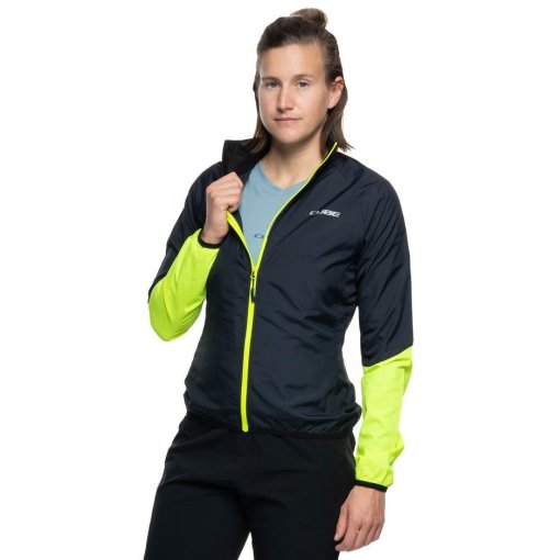 Produktbild von CUBE ROAD/XC CMPT Windjacke Damen - black´n´yellow