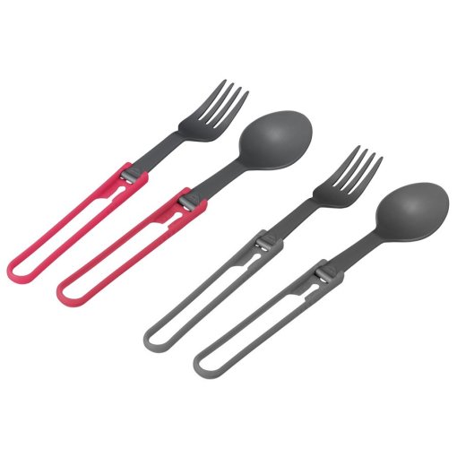 Photo produit de MSR Set Cuillère et Fourchette - Folding Utensil - 4 Pcs.