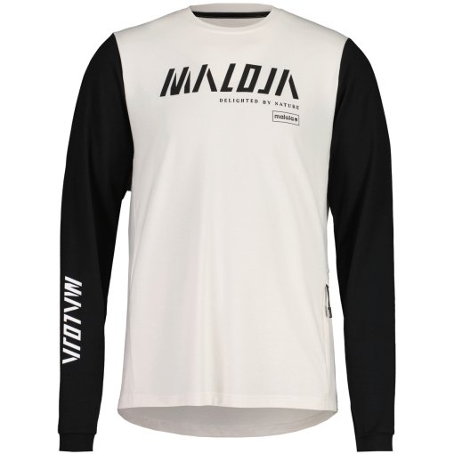 Productfoto van Maloja HaunoldM. Enduro Shirt met Lange Mouwen Heren - shaded white multi 1156