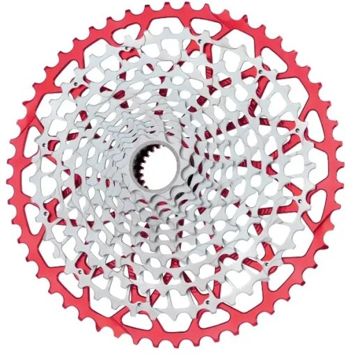 Productfoto van Garbaruk Gen2.0 MTB-cassette - Micro Spline | 12-voudig | 10-52T - rood