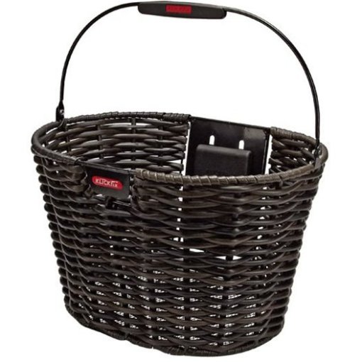 Immagine prodotto da KLICKfix Cestino Bici - Structura Oval 0376 - 16L - nero-marrone