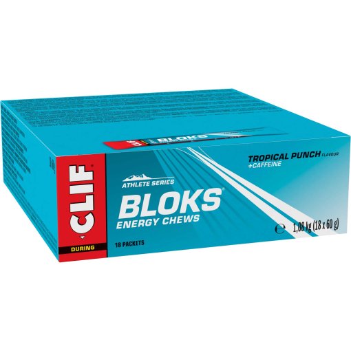 Kuva tuotteesta Clif Bloks Energy Chews hiilihydraatteja ja elektrolyyttejä - Parasta ennen 31.3.2026 – 18 x 60 g