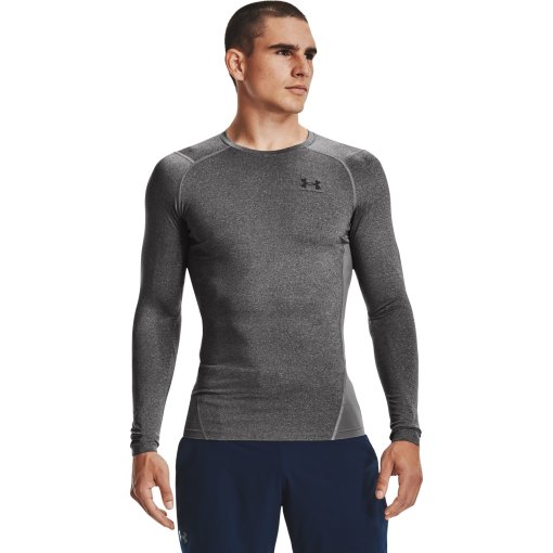 Immagine prodotto da Under Armour Maglia a Manica Lunga Uomo - HeatGear® Armour - Carbon Heather/Black