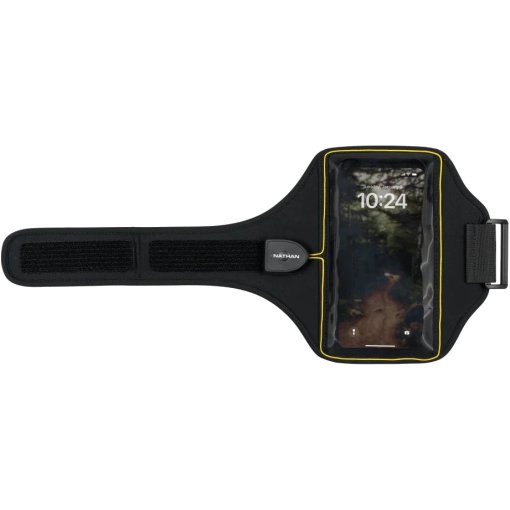 Foto de Nathan Sports Muñequera para Smartphone - Laser Light 5K - black / high vis yellow