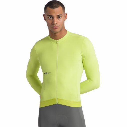 Picture of Sportful SRK 2 Thermal Longsleeve Cycling Jersey Men - 3509 Neon Whisper